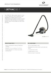 Product information JETVAC SD 7
