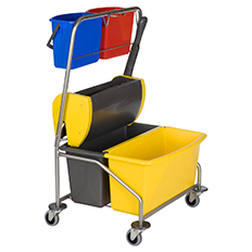 Twixter II Nasswischwagen, Edelstahl