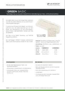 Produktinformation GREEN BASIC